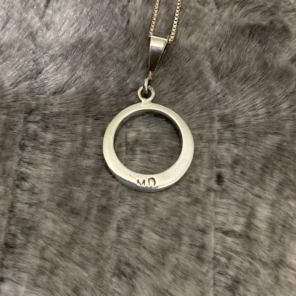 Sterling Silver Native American Ring And Necklace… - image 5